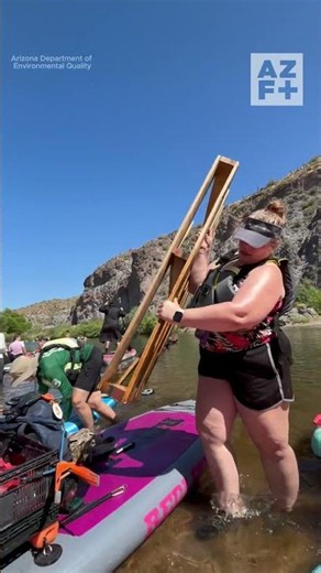 Over 2,500 pounds of trash recovered from Salt River
