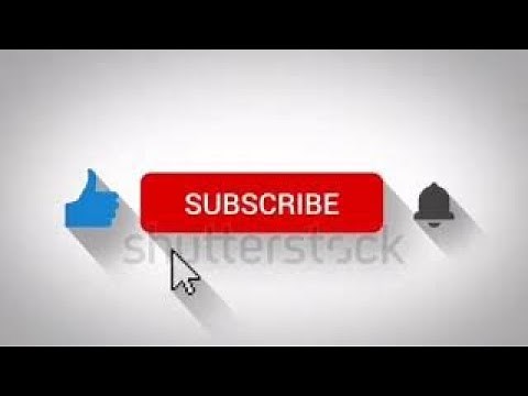 Like, subscribe and bell button with sound effect