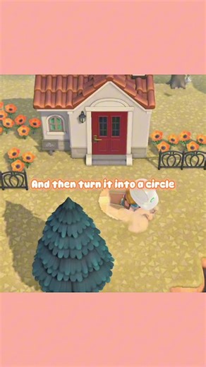 Making Circular Paths #animalcrossing #animalcrossingnewhorizons #acnhgameplay #cozygaming