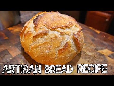 No Knead Artisan Organic Bread Recipe