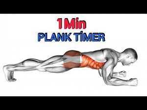 Can you stay in plank position for 1 minute?👊(4K FULL HD)