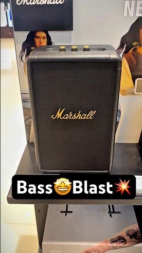 Marshall Tufton Bluetooth Speaker 🔥 Premium Sound Beast! #marshall #speaker #audio #tufton #hifi