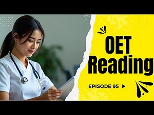 OET Reading Material Jan 11 2025 | Reading Sample Test for Nurses and Doctors | OET Answers Official