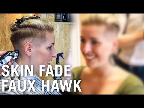 SKIN FADE FAUX HAWK | How to cut short hair and fade it HFDZK Haircut Tutorial ASMR