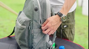 Portable Chair Backpack Camping Stool Travel Hunting Chair, Lightweight Compact Folding Chair Stool Backpack for Fishing, Hiking, Picnic, Shopping, Beach Outdoor Seat (Gray)