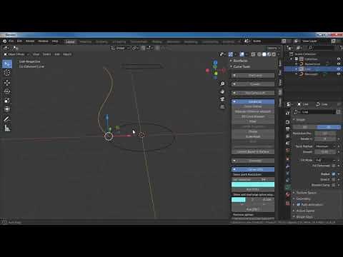 Blender 2.8 Addon: Curve Tools: Birailed Surface