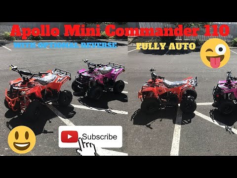 Apollo Mini Commander 110cc Review In Orange And Pink