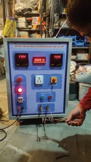 Induction Brazing Machine Demo video #shorts #shortvideo #krbelectronicsolutions