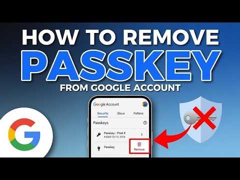 How to Remove Passkey From Google Account