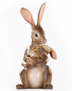 With this life-size Chocolate Rabbit and her baby, I would like to send my best wishes to those around the world celebrating the #LunarNewYear and to wish you a year of opportunity, wealth, success, and good health! | Amaury Guichon