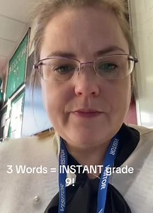 Three words that’ll instantly level up your GCSE grades (7-9!) Studehts always ask how to write like a grade 7-9 writer - and honestly it comes down to choosing the right words. Here are three powerful vocabulary swaps that instantly make your analysis sharper, clearer and more academic. Save this for revision and use in your next essay! KS3 GCSE English: Literature and Language / Exam skills made easy! #gcseenglishlanguage #revision #worksmarternotharder #englishteacher #examiner