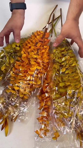 Create a statement wreath using just shades of orange! 🧡All products from @nicksseasonaldecor | Nick's Seasonal Décor