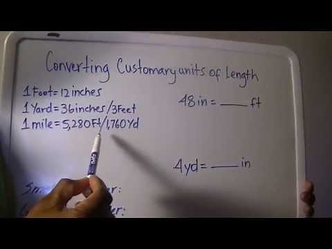 Converting Customary Units of Length