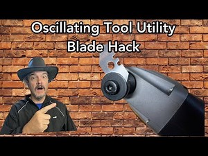 Oscillating Tool Utility Blade Hack