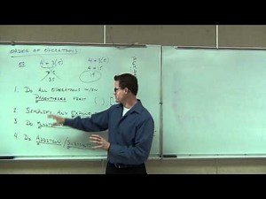 Prealgebra Lecture 1.7 Part 2