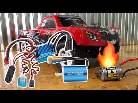 Latrax Prerunner GoolRC 4800KV Brushless Motor and ESC Upgrade - Burned Out Brushed Motor Replace