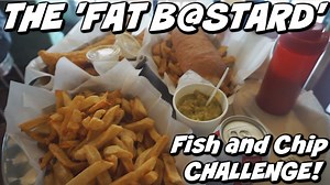 286K views · 7.4K reactions | The 'new' Fat B@astard Challenge at a Salt And Battery (a British style fish and chip shop) in New York City. About 4.5-5lb of fish, chips, buns and mushy peas served with mandatory coke and tartar sauce. Prior the record was around 11/12 minutes for this new challenge. #NewYorkCity​ #NYCFOOD​ #foodChallenge | Joel Hansen - Model Vs Food | Facebook