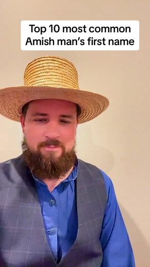 The top 10 most common Amish man’s first name