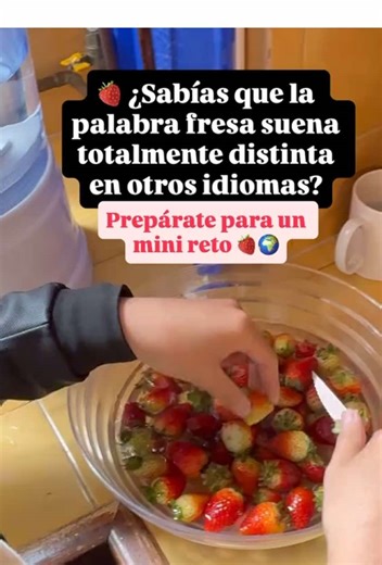 🍓 En Colombia, fresa no solo es una fruta… ¡también es una chica gomela! 😅 ¿Pero cómo se dice fresa en otros idiomas? 🌍 Adivina👇 🇬🇧 En inglés: A. Raspberry B. Strawberry C. Cranberry 🇫🇷 En francés: A. Pomme B. Cerise C. Fraise 👀 ¡Responde en los comentarios y reta a tus amigos! 📚 Si te encantan estos datos curiosos, necesitas estudiar idiomas con HTL. Escríbenos y empieza hoy 💬 #HTLIdiomas #FresaChallenge #FresaGomela #IdiomasDivertidos #StrawberryChallenge #FraiseChallenge #AprenderI