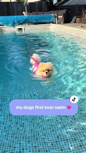 Her first time swimming 😭🩷