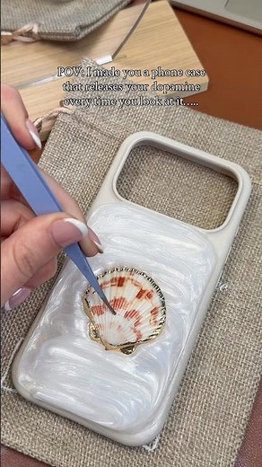 10/10 dopamine booster!! 🐚 #seashellphonecase