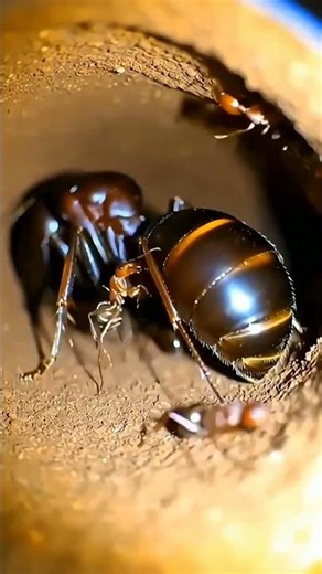 Inside the Ant Hill: Al Macro Footage of Underground Tunnels