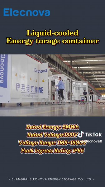 Elevate Your Energy Storage with Elecnova's Liquid-Cooled Solution