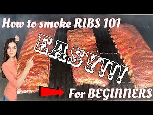 EASY SMOKED PORK RIBS FOR BEGINNERS ON THE PIT BOSS PELLET SMOKER/HOW TO MAKE FALL OFF THE BONE RIBS