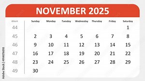 November 30, 2025: Animated 2025 planner showcasing November calendar, highlighting November 30th with space for tasks, notes, and to-do lists.