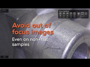 Create high quality images of non-flat samples during magnification with Focus stacking app