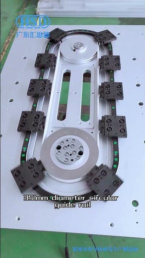 Ring guide track system, Elliptical circular guide rail conveyor line, automated conveyor equipment