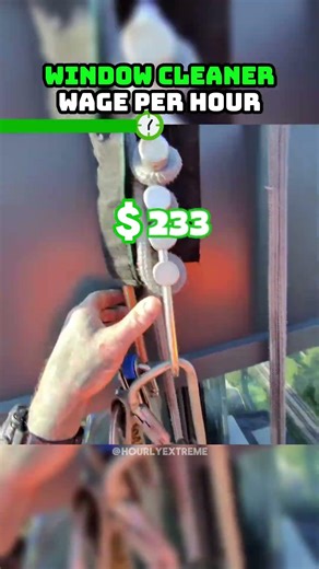 How Much A High Rise Window Cleaner Makes! #bluecollar #job #money #dangerousjobs
