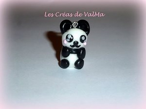 Tuto Fimo panda /Polymer clay Tutorial