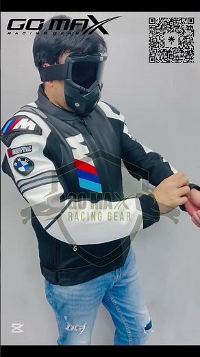 BMW Motorrad M Leather Jacket by GoMax Racing Gear | Precision. Power. Protection #bmw #gomaxracing