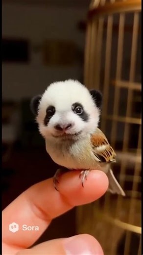 When a Panda Decides to Be a Bird 😂🐼🐦 #Shorts