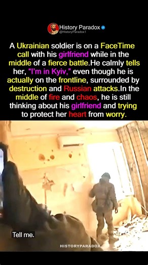 Ukrainian Soldier Called His Girlfriend Mid-Battle — She Didn't Know #history #usa #war
