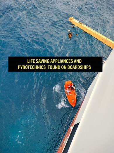 LIFE SAVING APPLIANCES AND PYROTECHNICS NORMALLY FOUND ONBOARD SHIPS. This video has a brief description of the LSA and Pyrotechnics normally found on ships specifically the use of it.This video only familiarizes us regarding what LSA and Pyrotechnics normally we have onboardships. Full description of every equipment can be found on Life- Saving Appliances LSA Code 2017 Edition. #onboardlearning #sharingmaritimeknowledge #Seafarer | Chief Maines