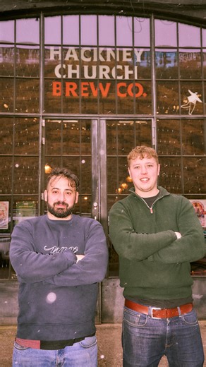 @hendlhackney on Instagram: "A quick message from me and Hakan introducing you to Hendl 🔥 Today we got the keys to the kitchen in @hackneychurchbrewco and fingers crossed🤞🏻we’ll be up open for the first time very soon! Make sure you start the new year off right and pop by to see us for some beer and chicken 🍗🍺"