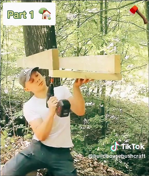 #bushcraft #build #survival #camp #camping #buildingahouse #builder #shelter #outdoor #outdoors #wildforest #survivalskills #fyp #fypシ゚viral #viral #viralvideo #viraltiktok #foryou #cabin #tiktok #follow #thankyou