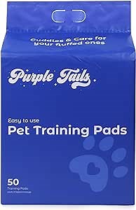 Pet Training Pads – 8 Layers Super-Absorbent Pee Pads Dog – Leakproof Dog Pee Pad 50pcs Set – Puppy Pads for Indoor House Training – Small & Medium Dog Pee Pads – 23.6" x 23.6"