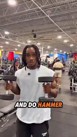 Easy dumbbell bicep guide for beginners ‼️✅