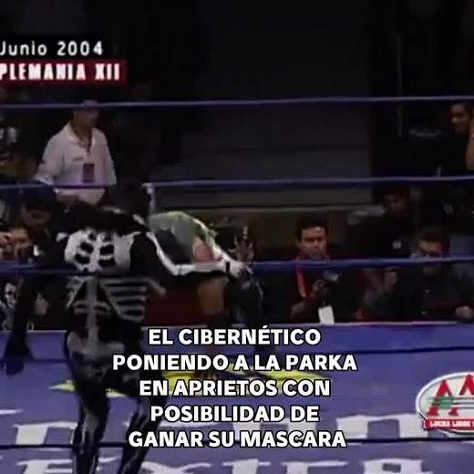 Cibernético vs La Parka en Lucha Libre AAA