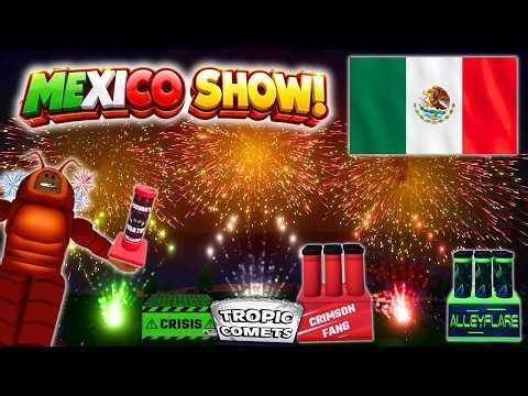 Country Themed Firework Show #8 MEXICO!! (Fireworks Playground) Roblox.