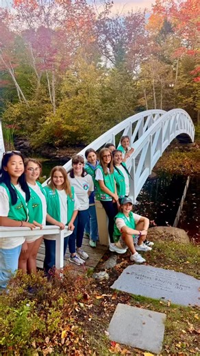 We are honored that Girl Scout Troop 1091 from Westbrook chose our bridge in Somesville to hold their bridging ceremony this weekend. Many of us here at the Historical Society were Girl Scouts, and seeing these photos brought back a lot of memories of camping and fire building, trips around the country, volunteering and selling cookies, along with our own bridging ceremonies. Were you a Girl Scout? What lessons, service projects or adventures do you remember taking part in? The Girl Scouts were 