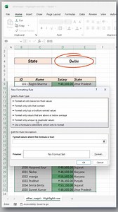 Make your Excel sheet smarter 📊✅ State dropdown selection✅ Auto row highlightPerfect for reports & dashboards! | IICA Computer Education