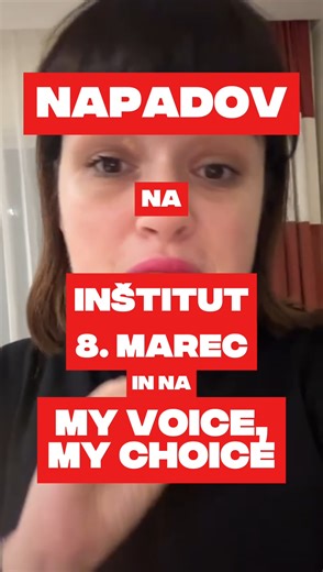 Napadajo nas ‼️ | Inštitut 8. marec