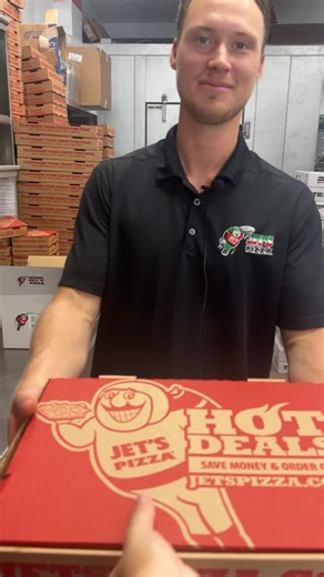 Jet's Detroit-Style Pizza 🍕 on Instagram: "Just dudes being bros, one Jet’s at a time. Meet Dylan and Sam, the franchise owners of our latest location in Deerfield Beach, FL. . . . #JetsPizza #Detroitstylepizza #BTS"