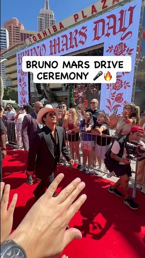 Bruno Mars Drive Ceremony Las Vegas 2026 🎤🔥 ‪@brunomars‬ #TheRomanticTour #BrunoMarsDrive