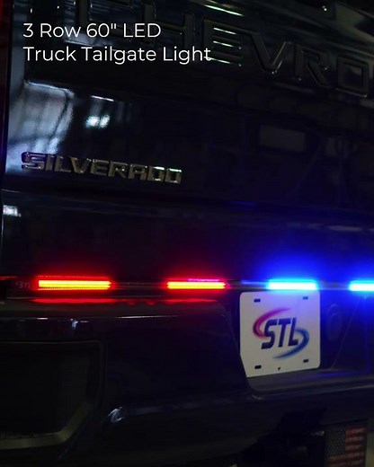 2-Row vs 3-Row Tailgate Light Bars - Full Rear Lighting Setup