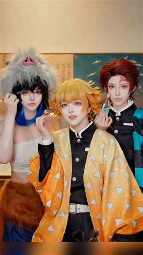 GoGo on Instagram: "These three are works of art 😂✨ #zenitsu #kimetsunoyaibacosplay #inosuke #tanjirocosplay #kimetsunoyaiba #demonslayercosplay #kamadotanjiro #tanjirou #zenitsuagatsuma #agatsumazenitsu #gogocosplaylife #knycosplay #zenitsucosplay"